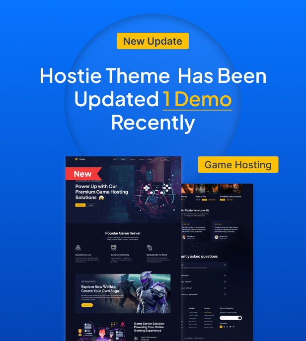Hostie - Web Hosting & WHMCS WordPress Theme
