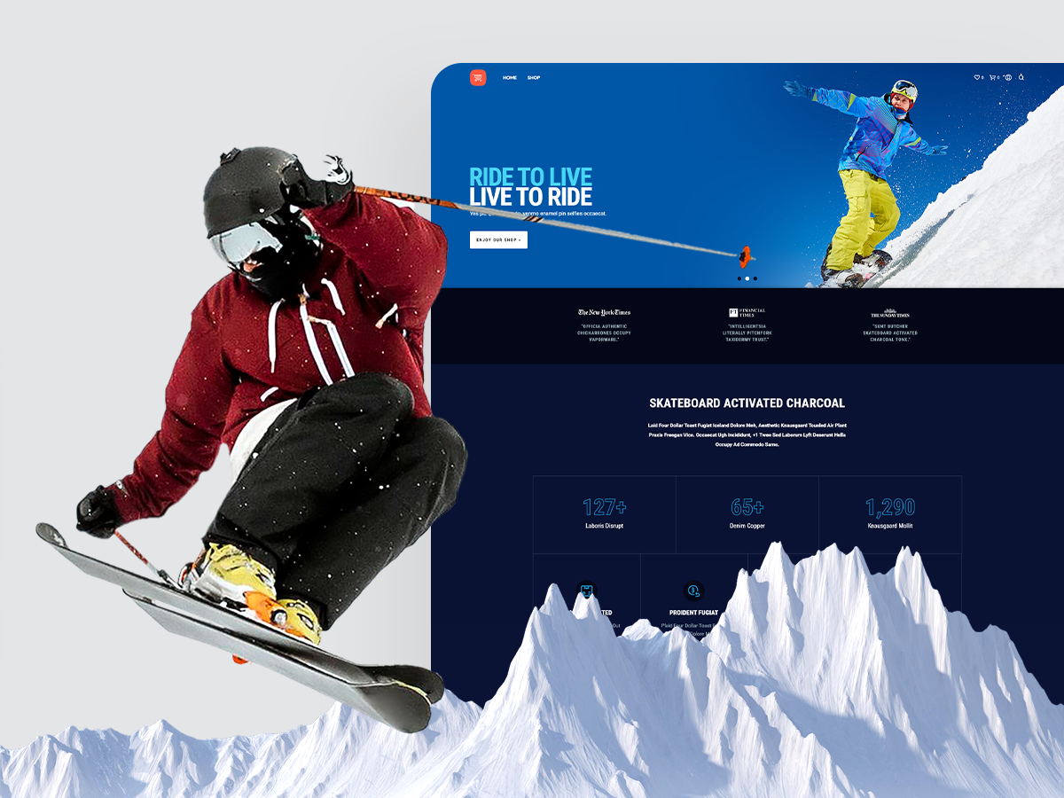 Sport and Adventure - Elementor Template Kit