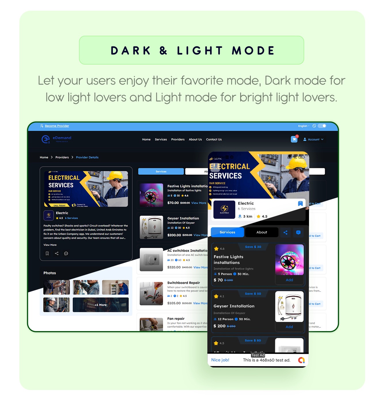 eDemand – Multi Vendor On-Demand Handyman Service App with Flutter & Web Version with PWA Support - 31