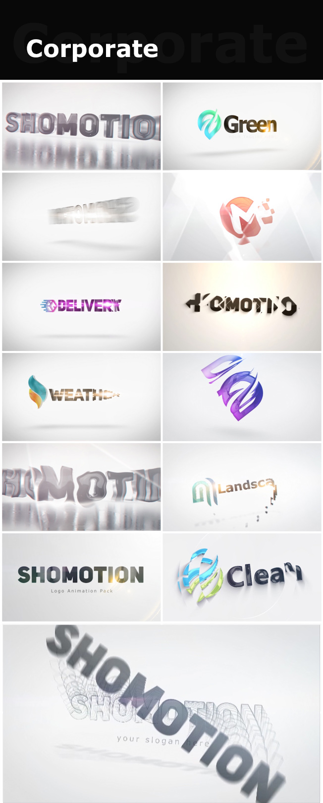 100+ 4k Animated Logo Pack – Intro Download