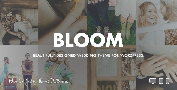 Bloom WordPress Wedding Theme