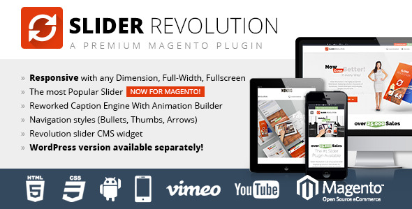 Slider Revolution Responsive Magento Extension