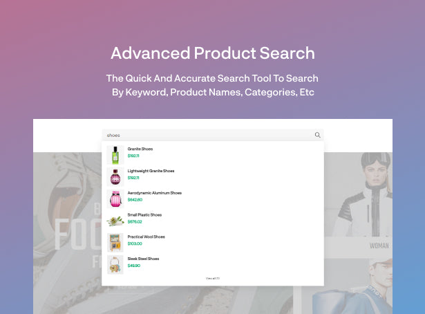 Advanced Product Search