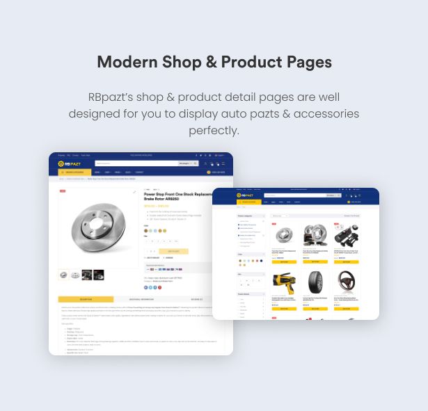 RBpazt - Auto Parts Store WooCommerce Theme Nulled