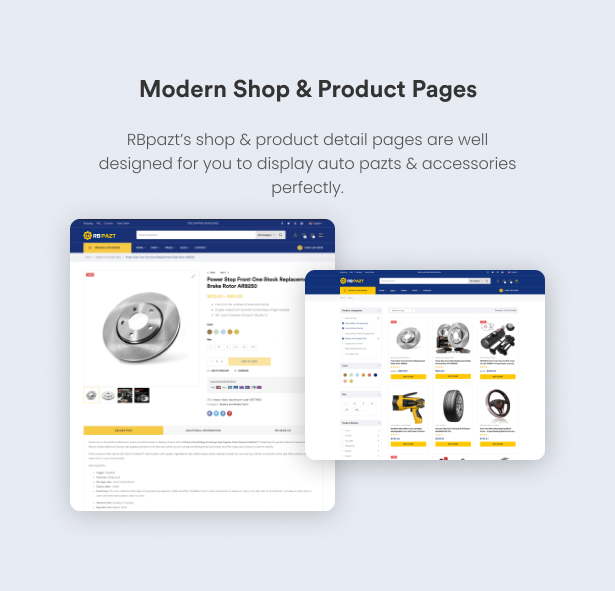 RBpazt - Auto Parts Store WooCommerce Theme