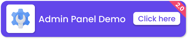 Admin Panel Demo