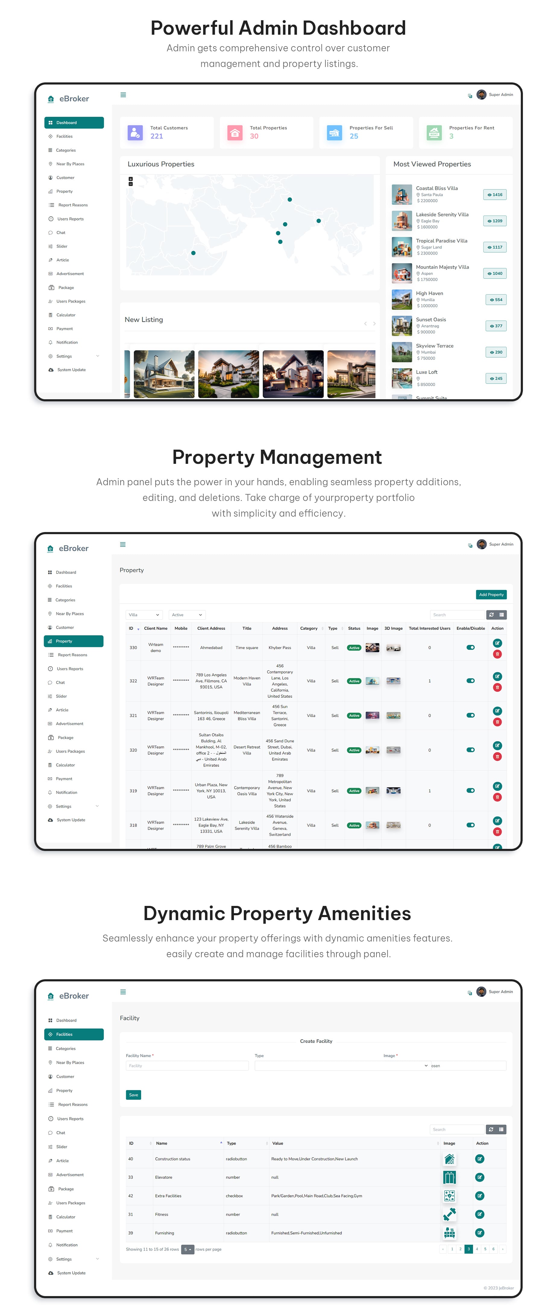 eBroker - Real Estate Property Buy-Rent-Sell Flutter app with Laravel Admin Panel | Web Version - 26
