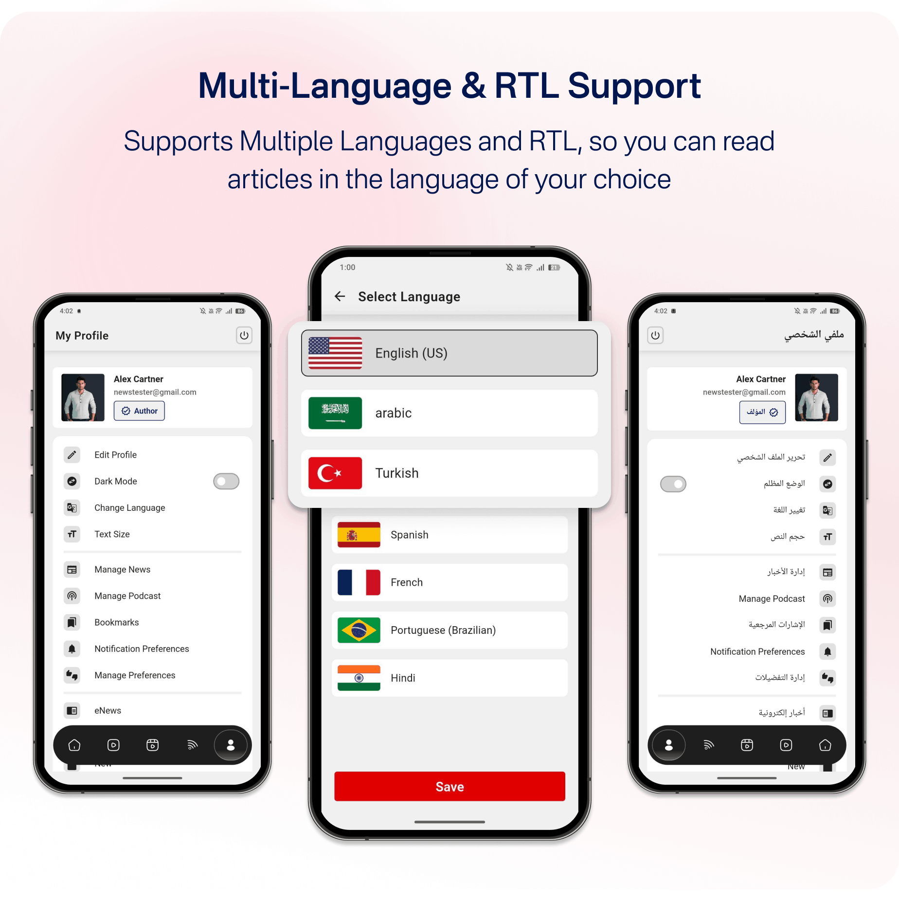 News App and Web - Flutter News App for Android and iOS App | Laravel Admin Panel + News Website - 10