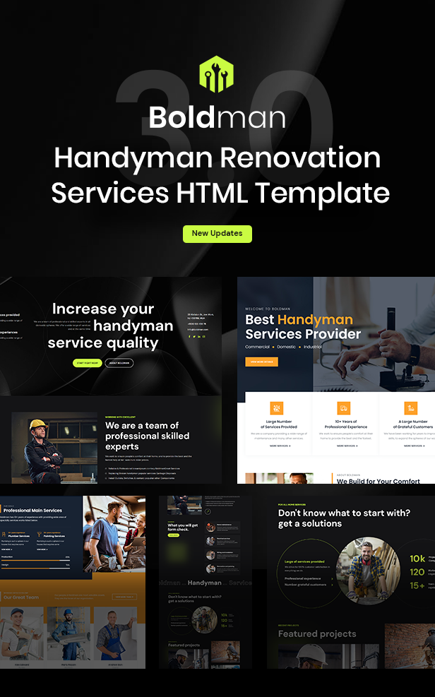 Boldman HTML Template
