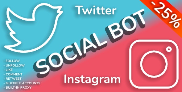 Social Bot - Instagram and Twitter Bot - CodeCanyon Item for Sale
