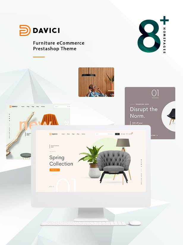 Davici Elementor - Furniture Prestashop Theme