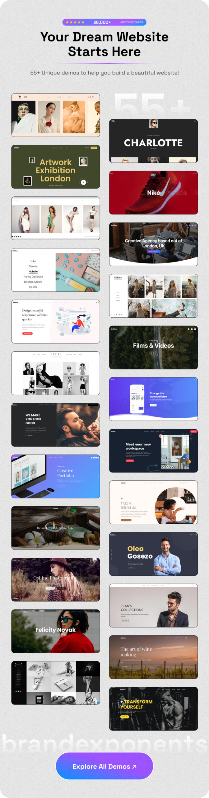 Oshine - Best Creative theme for WordPress