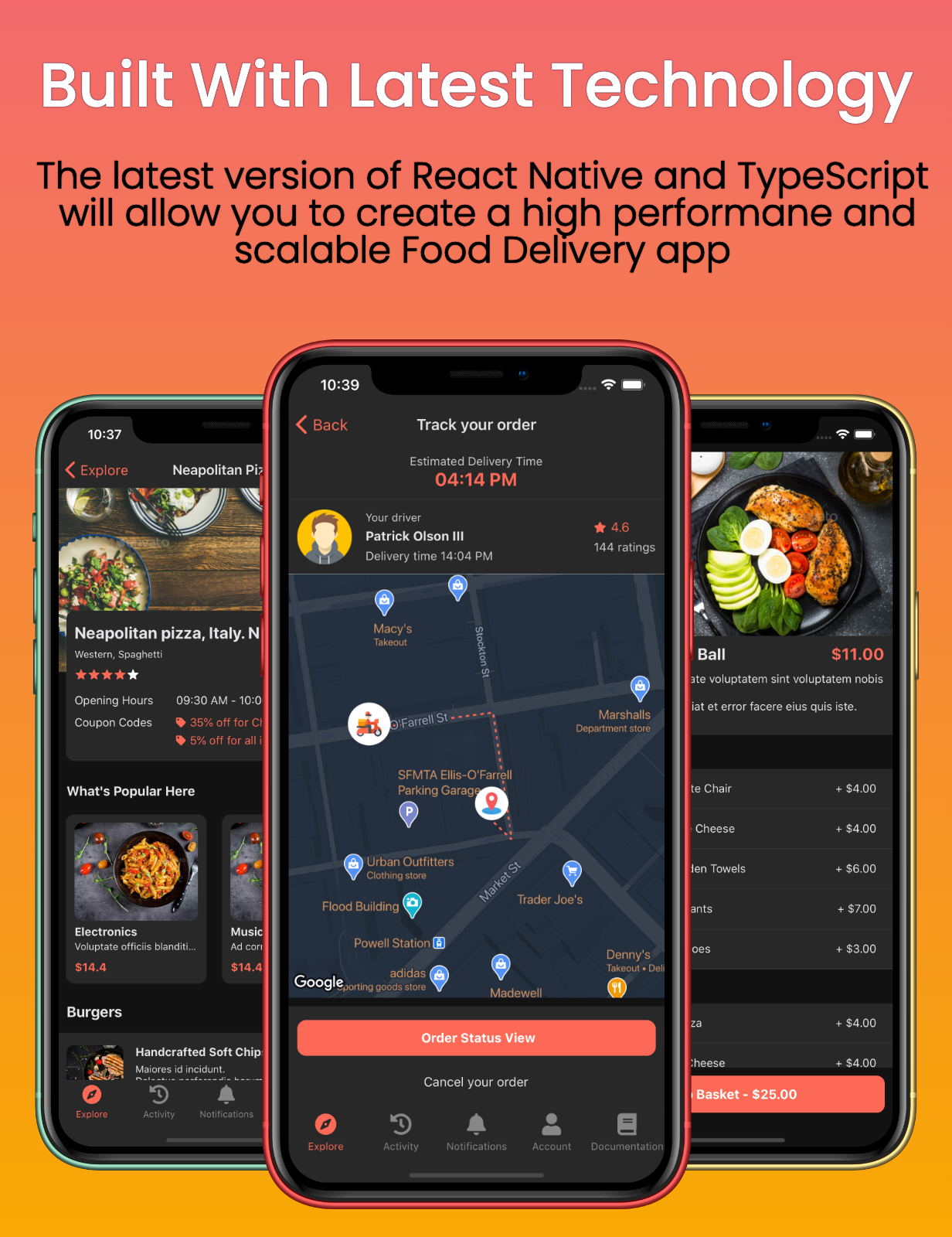 Food Star - Mobile React Native Food Delivery Template - 1