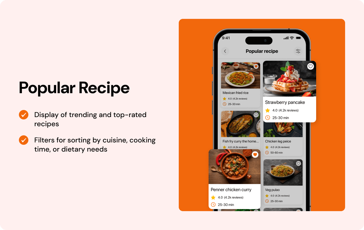 Recipe Full App in Flutter with NodeJs Backend | Cooking Guide App in Flutter - 14