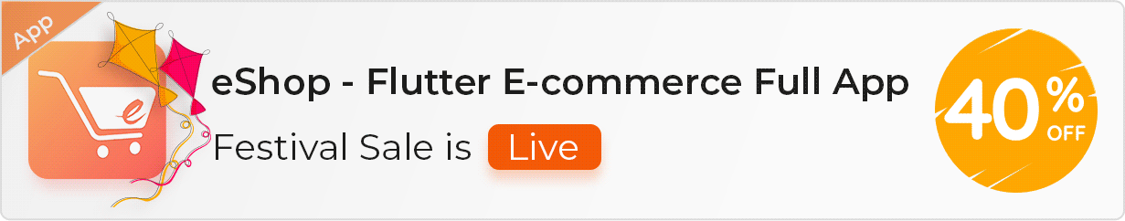 eShop - Flutter E-commerce Full App - 1