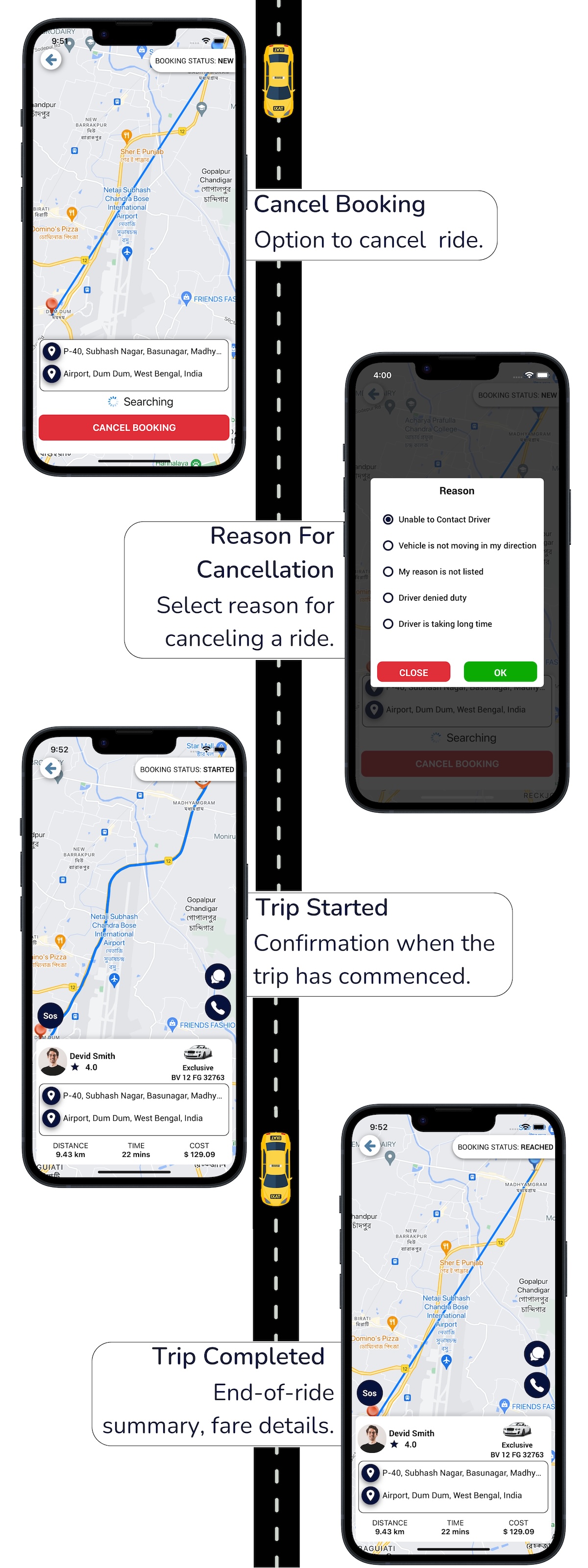 Exicube Taxi App - 15