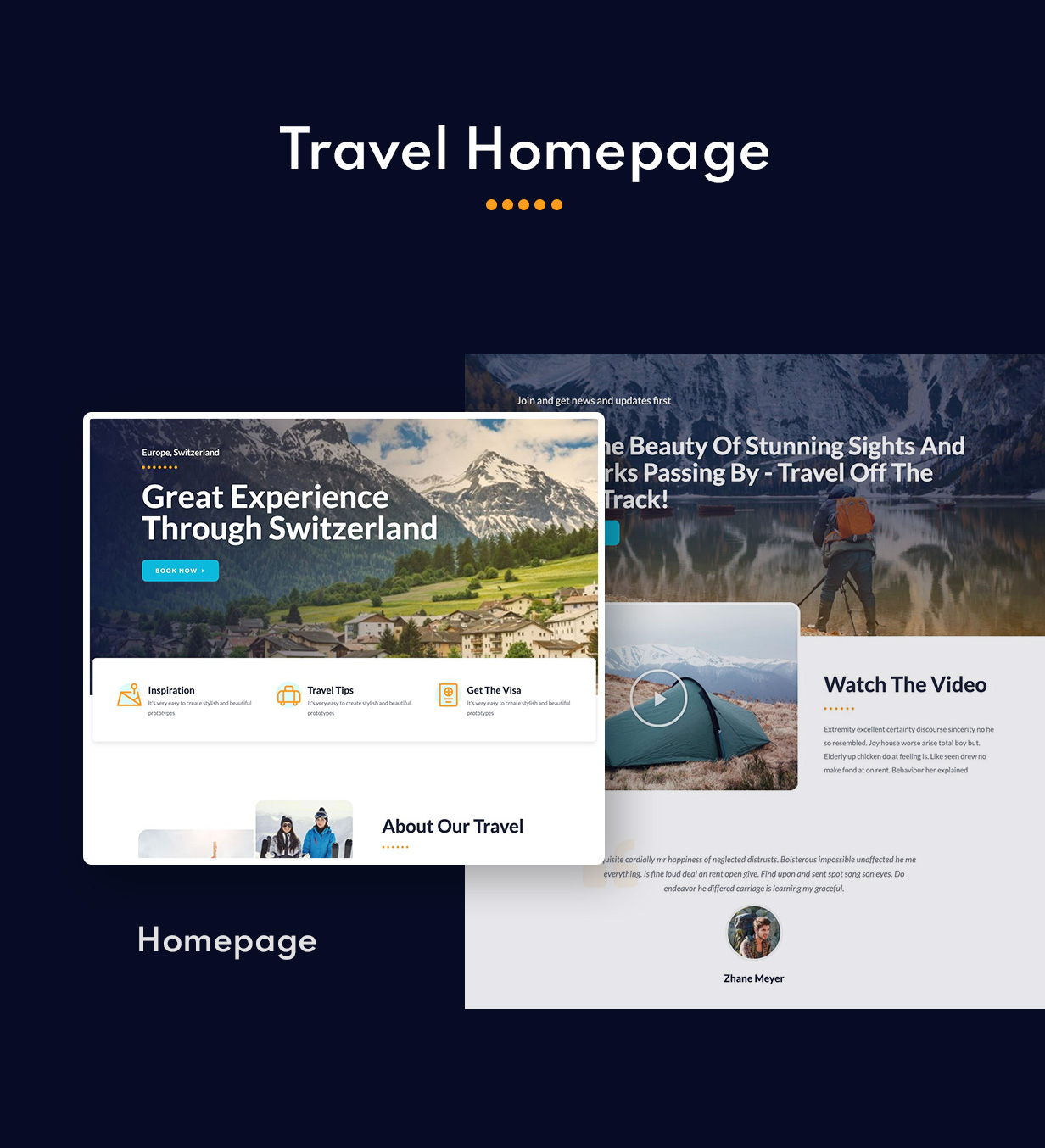 Retrave | Travel Elementor Template Kit - 1