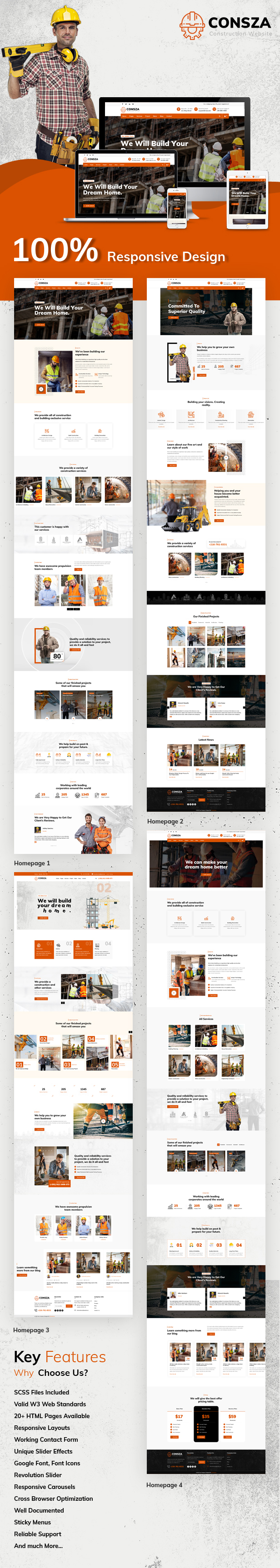 Consza - Construction & Architecture Template - 1