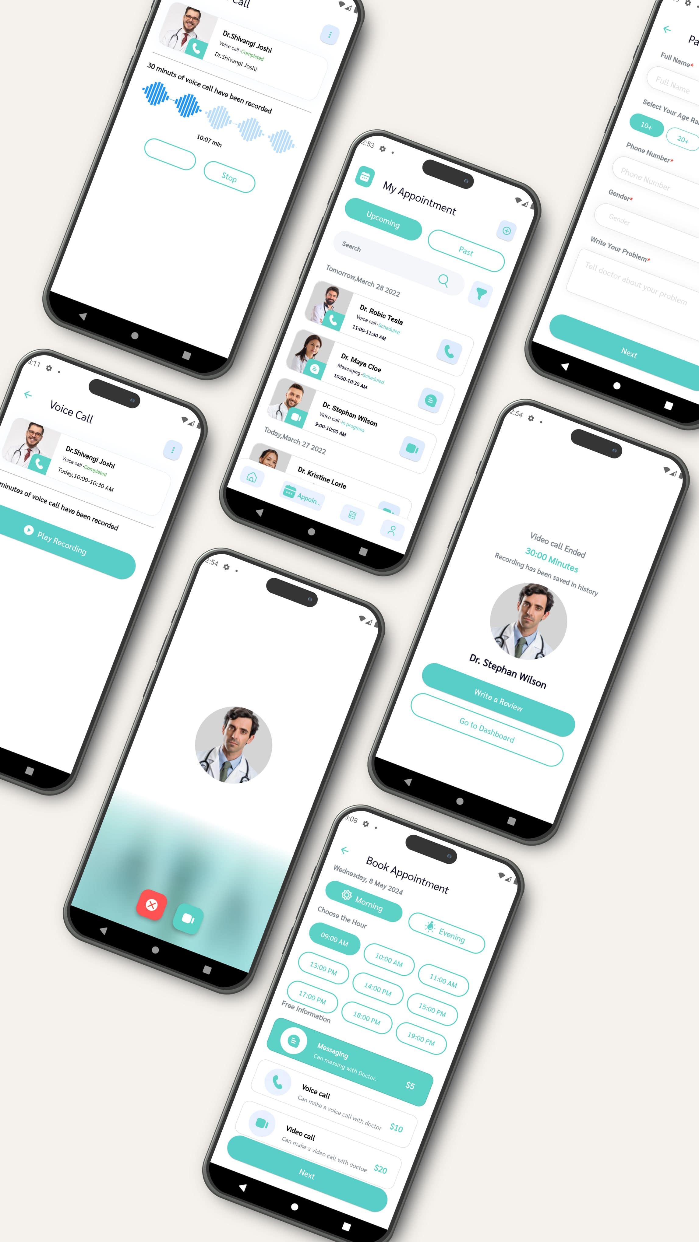 Call Doctor – Flutter Modern Medical Appointment Solution – Flutter ...