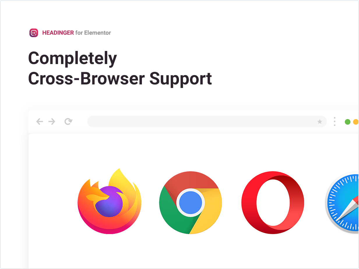 Headinger widgets Completely cross-browser support