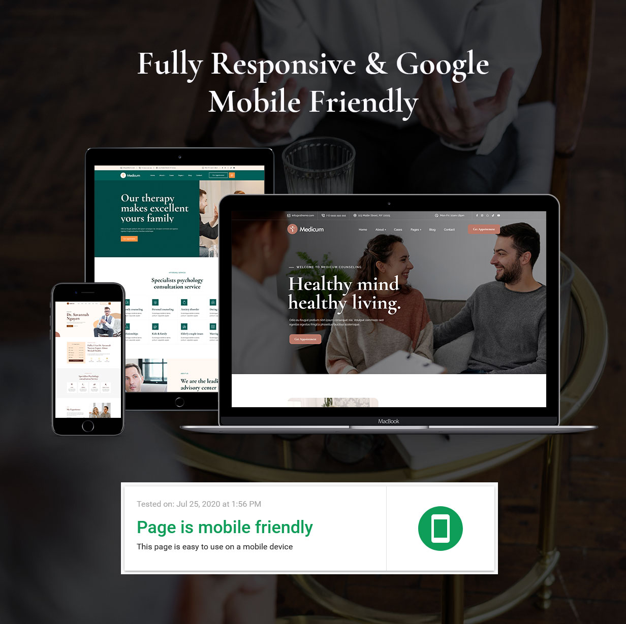 Medicum – Psychology & Counseling WordPress Theme 