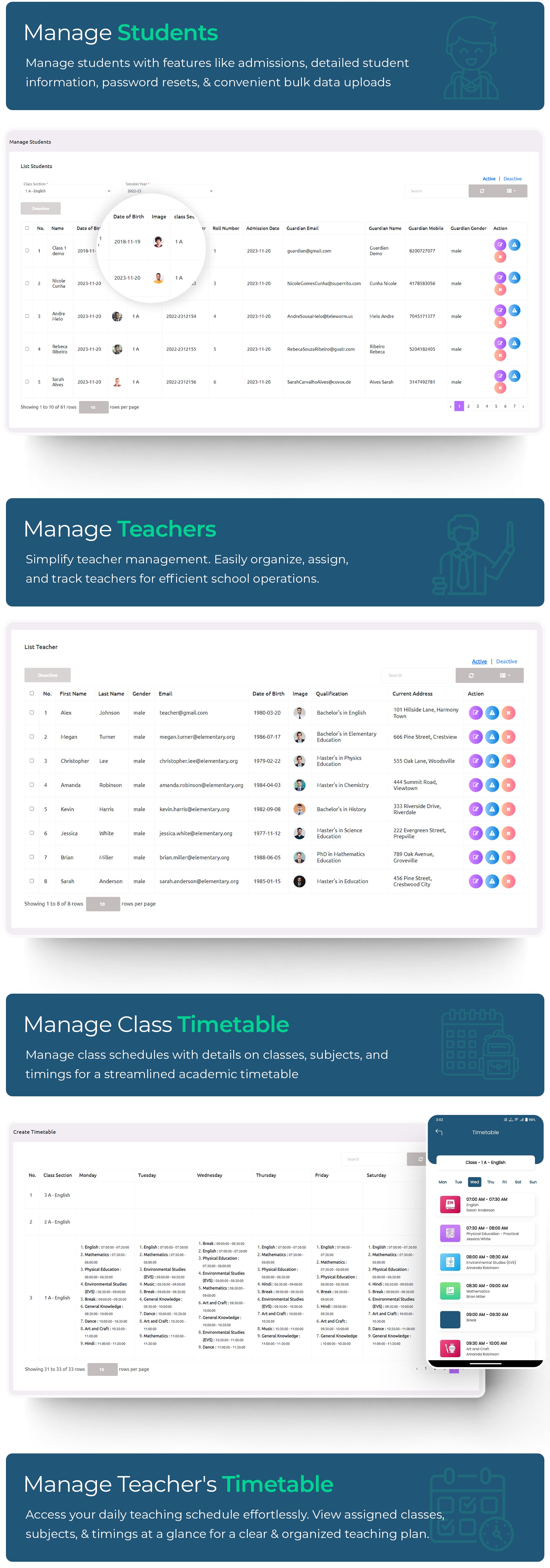 eSchool SaaS - School Management System with Student | Parents Flutter App | Laravel Admin - 17