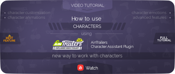 AinTrailers | Explainer Video Toolkit with Character Animation Builder - 104