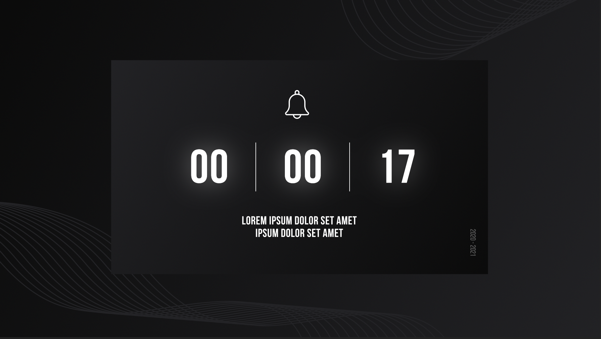 Space Countdown timer. Countdown timer Design.