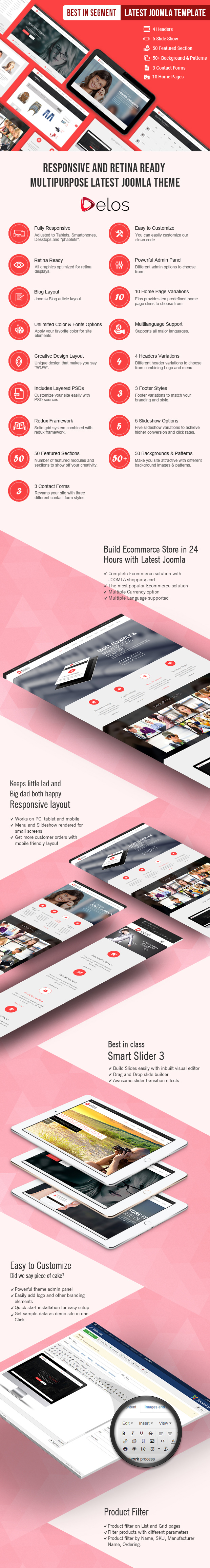 Mobile ready  joomla 4 theme