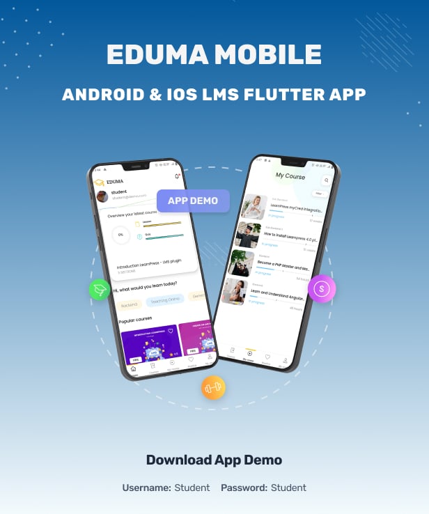 Eduma Mobile - Flutter LMS Mobile App for iOS & Android - 5