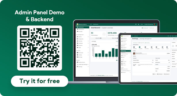 Beauty Salons, Spa, Massage, Barber Booking, Business Listing Multi-Vendor App with Admin Panel - 8