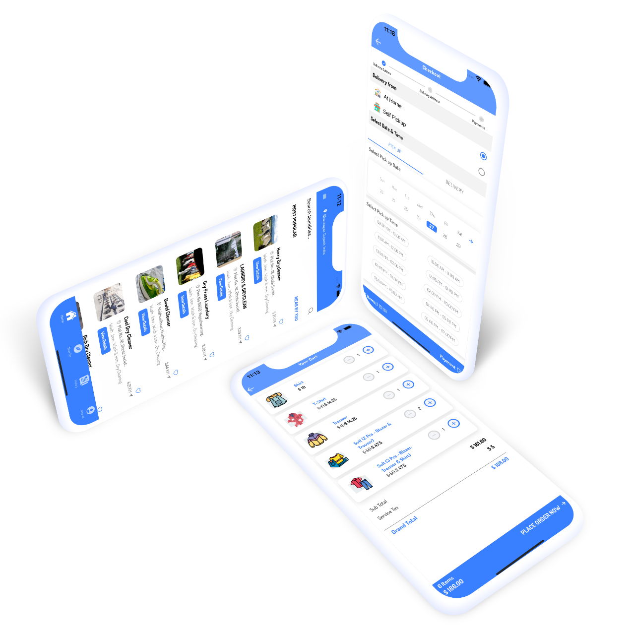 clothes washing and laundry multi-vendor full app solution android + ios (Laundry Wala) Ionic 7 - 1