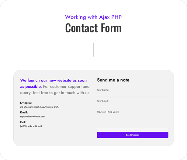Working Contact Form