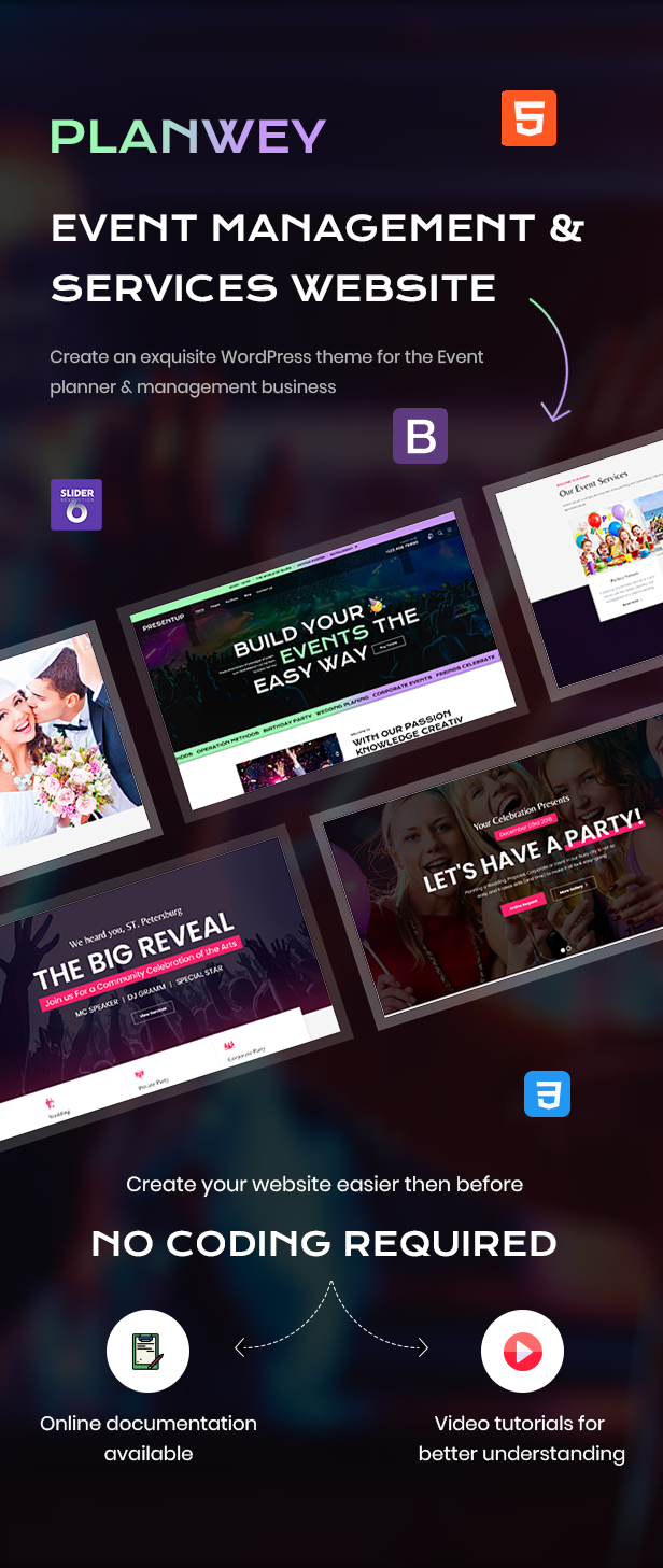 Planwey HTML Template