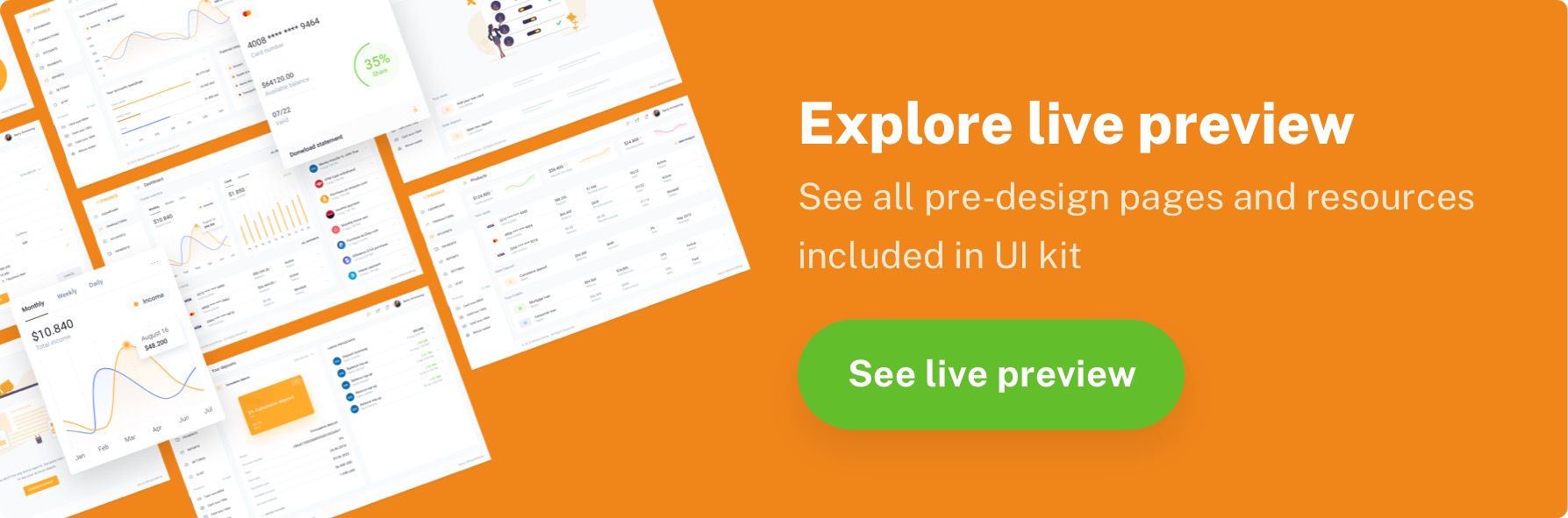 IOFinance - UI Kit for Finance, Banking and Wallet Websites - 1