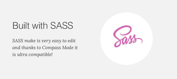 Built with SASS