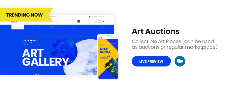 iBid - Multi Vendor Auctions WooCommerce Theme - 10