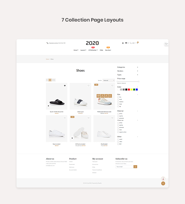 multiple collection pages