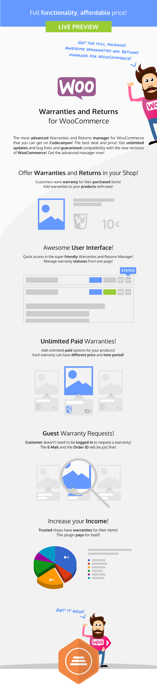 Warranties and Returns for WooCommerce - 3