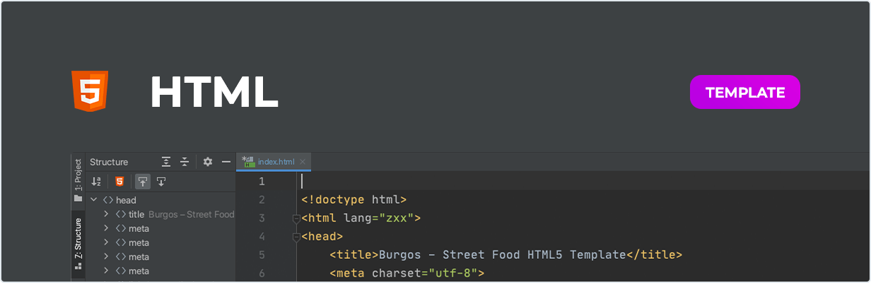 Burgos - Street Food HTML5 Template