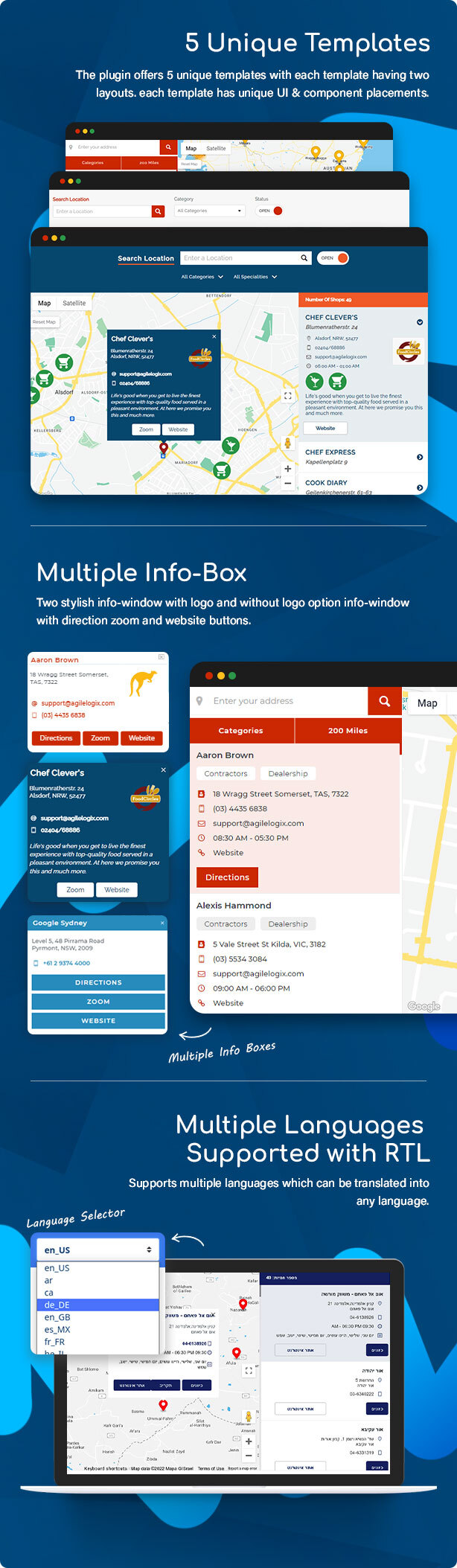 locator templates