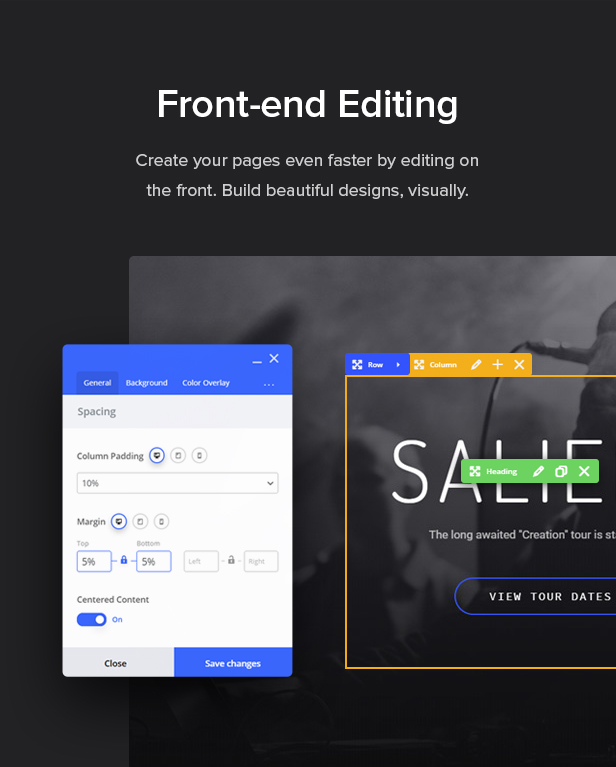 front end editor