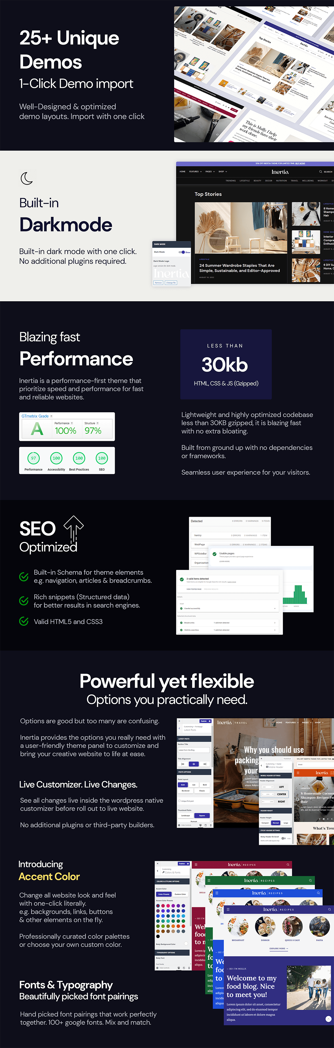 inertia WordPress theme