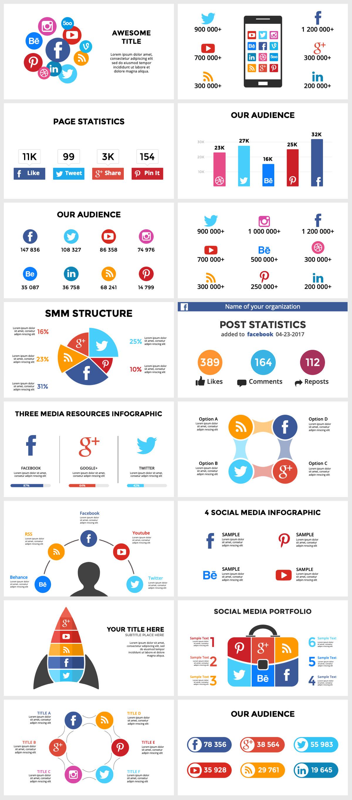 Wowly - 3500 Infographics & Presentation Templates! Updated! PowerPoint Canva Figma Sketch Ai Psd. - 337