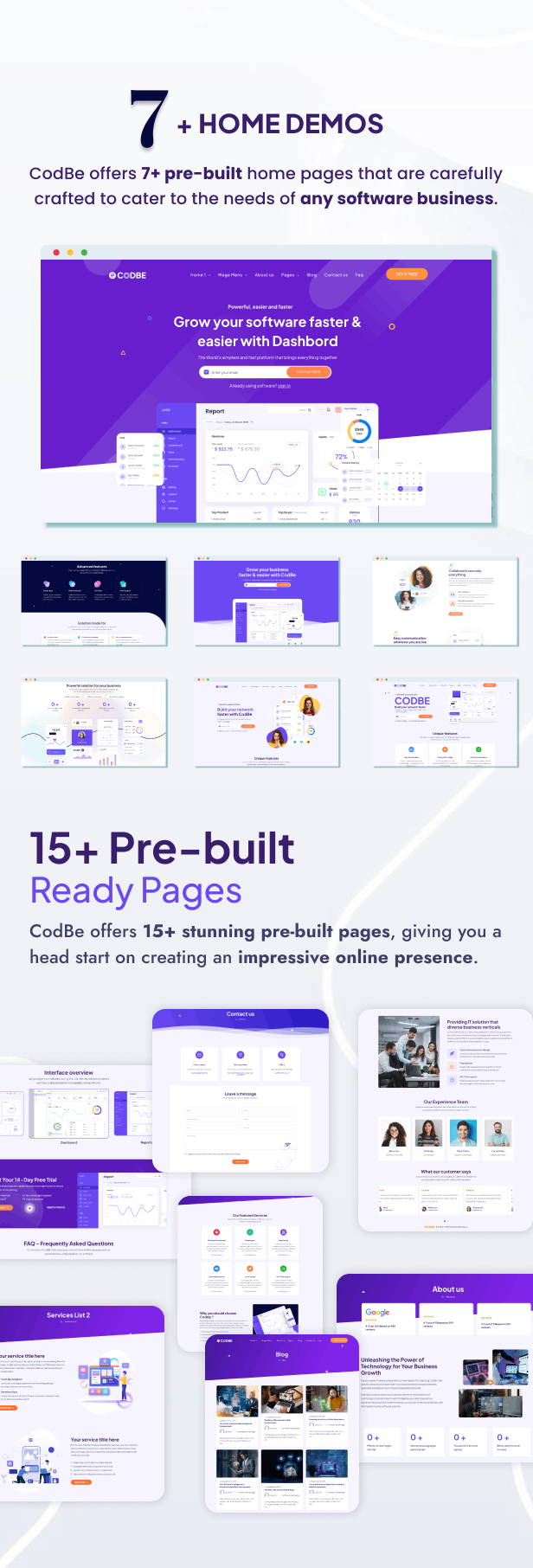 CodBe - Software Landing Theme