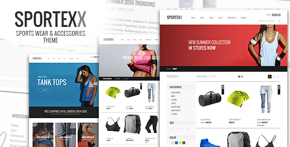 Sportexx - Sports & Gym Fashion WooCommerce Theme - 1