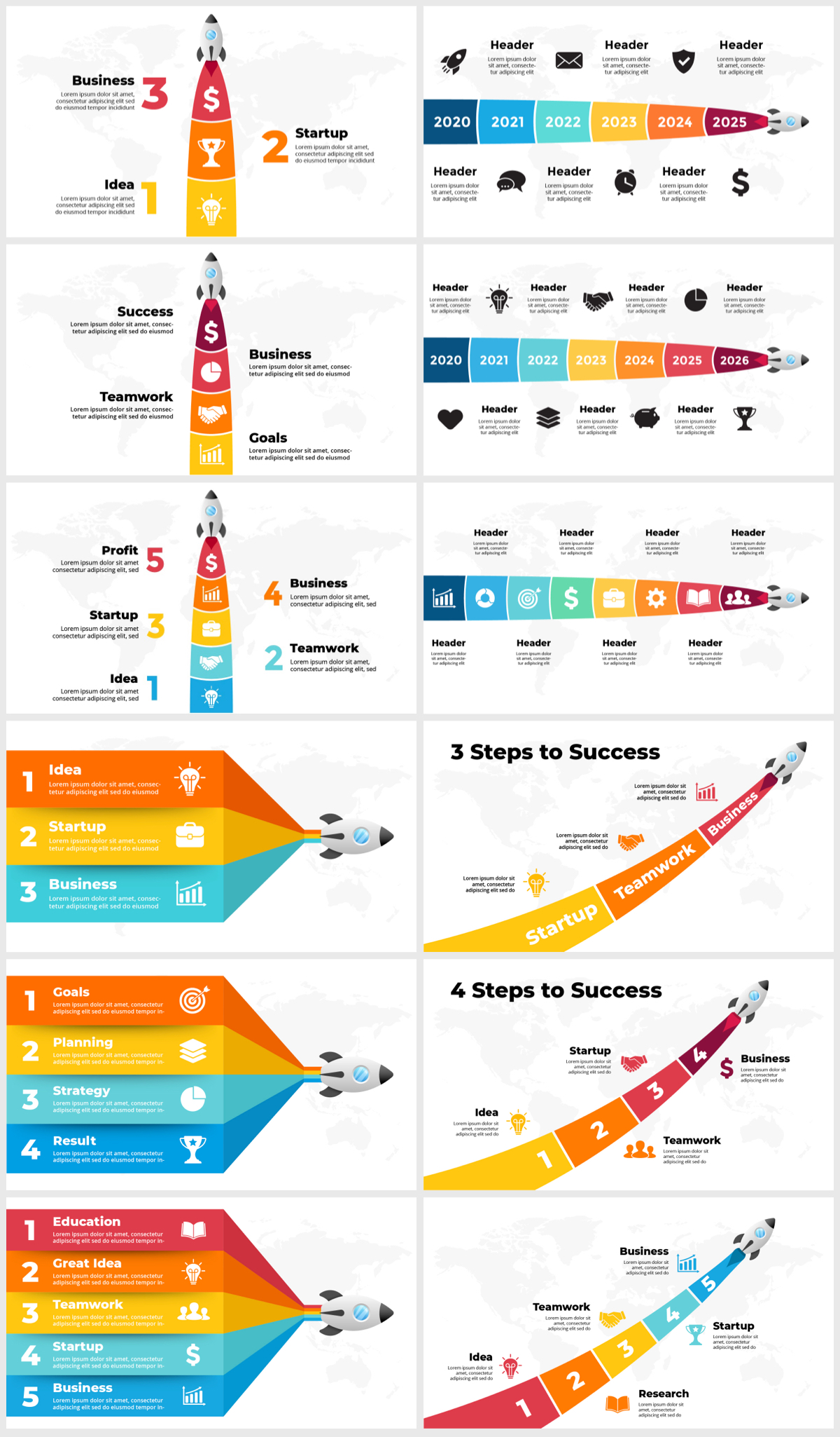 Wowly - 3500 Infographics & Presentation Templates! Updated! PowerPoint Canva Figma Sketch Ai Psd. - 96