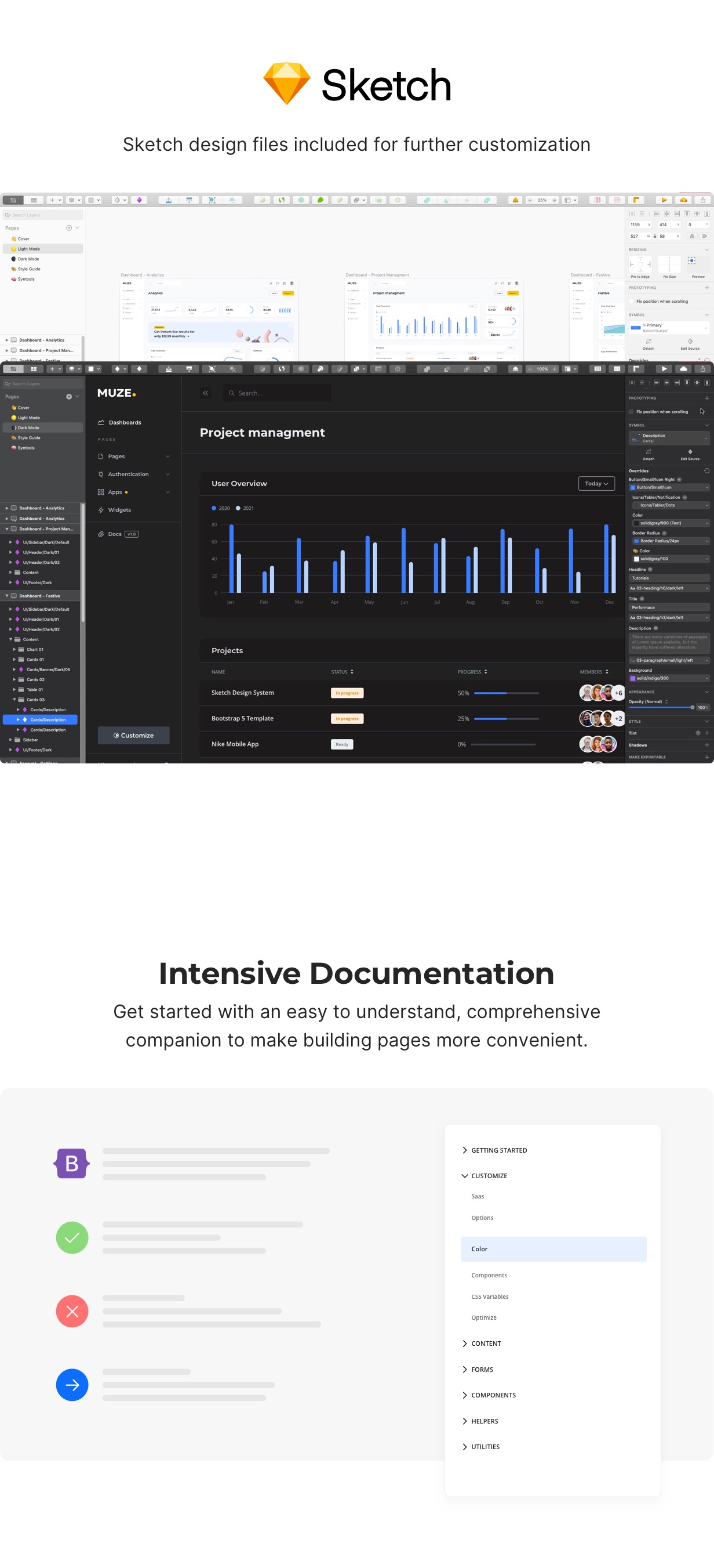 Muze - Bootstrap 5 HTML Admin Dashboard Template - 5