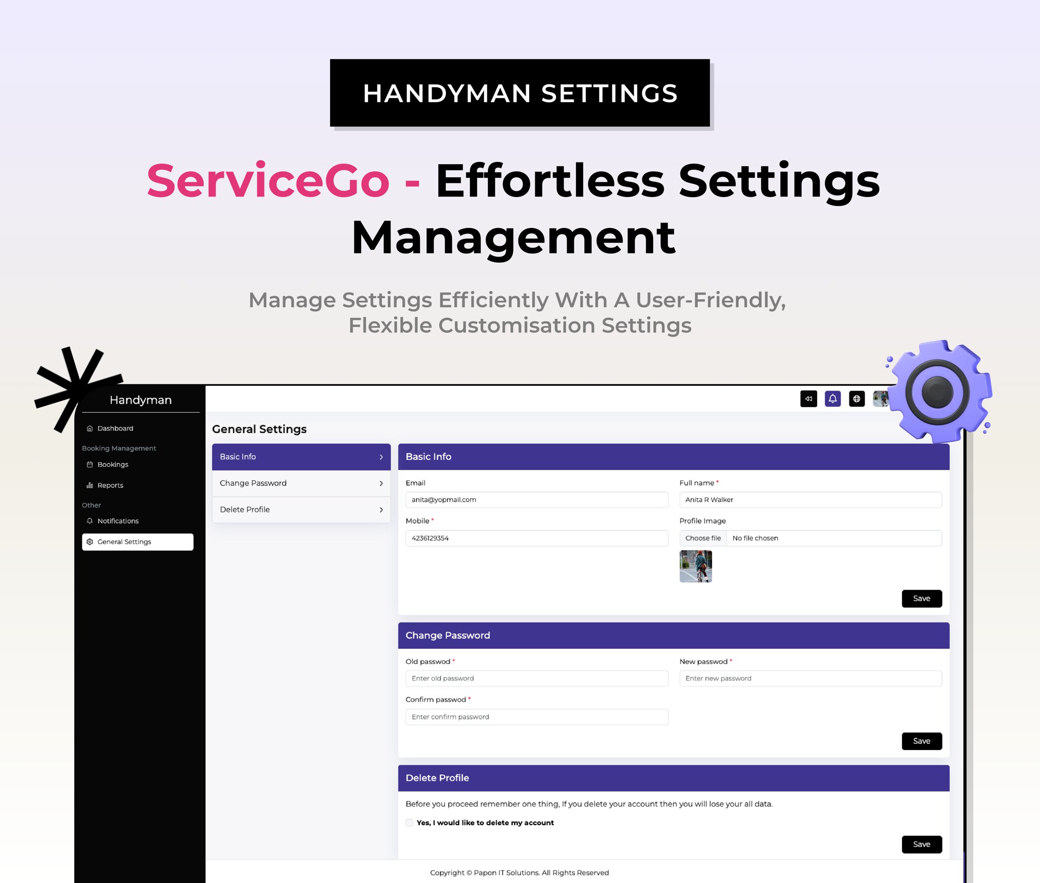 ServiceGo - Multi Vendor On-Demand Service & Handyman Booking Marketplace