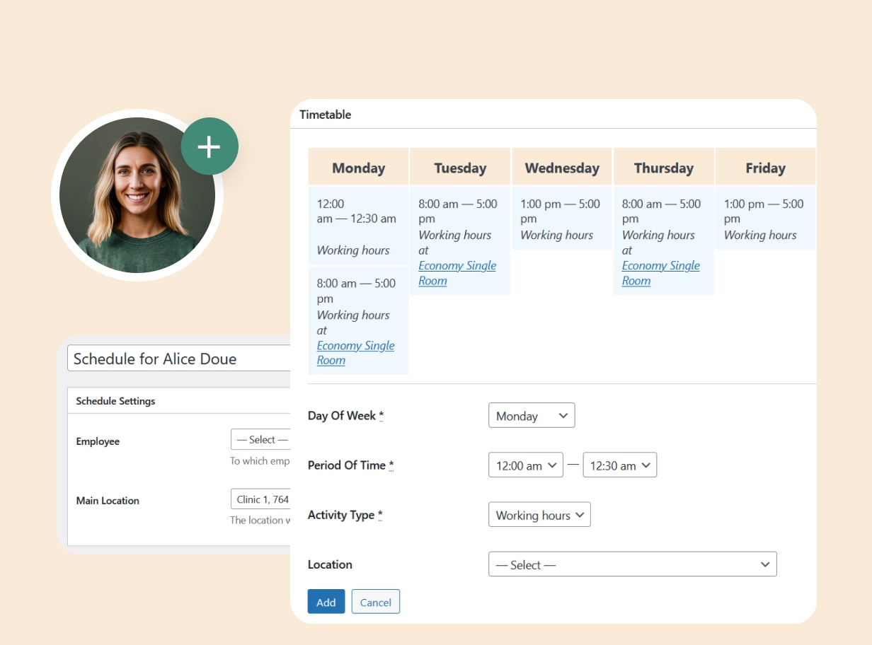 Customized Staff Scheduling